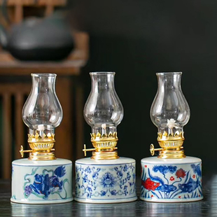 复古香薰灯煤油灯头酥油灯头火油灯头火水传统油灯复古入伙灯