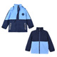 蓝色校服运动 三合一小学生校服高中中学生冬季 秋冬款 冲锋衣套装