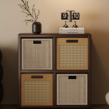 实木书架2025新款置物架子小型自由组合书柜儿童家用收纳矮格子柜