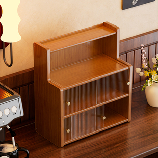 收纳餐桌上水杯咖啡杯茶杯茶具防尘展示柜桌面杯子置物架小型杯架