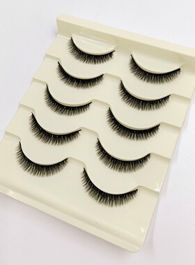 极短款5-6mm超短006假睫毛自然超短款浓密ap硬梗bjd妆面可选自粘