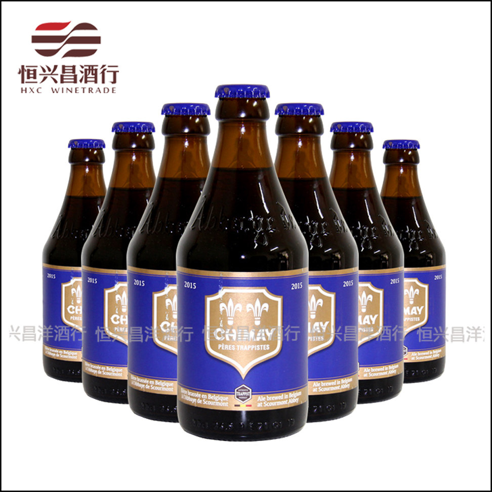 智美啤酒 蓝帽330ml*24瓶 CHIMAY 比利时进口啤酒修道院