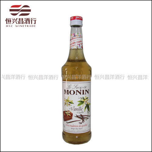 莫尼莫林Monin 糖浆糖【香草味】700ml 调鸡尾酒饮料奶茶