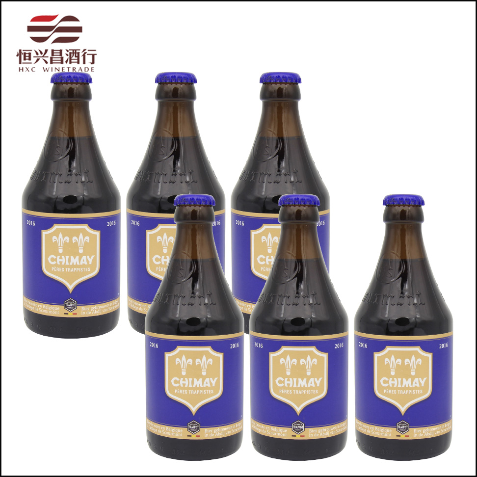 智美6瓶330ml比利时进口啤酒