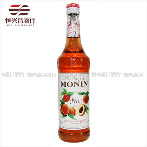 莫尼/莫林Monin 糖浆糖水 果露香蜜 【蜜桃】 700ml