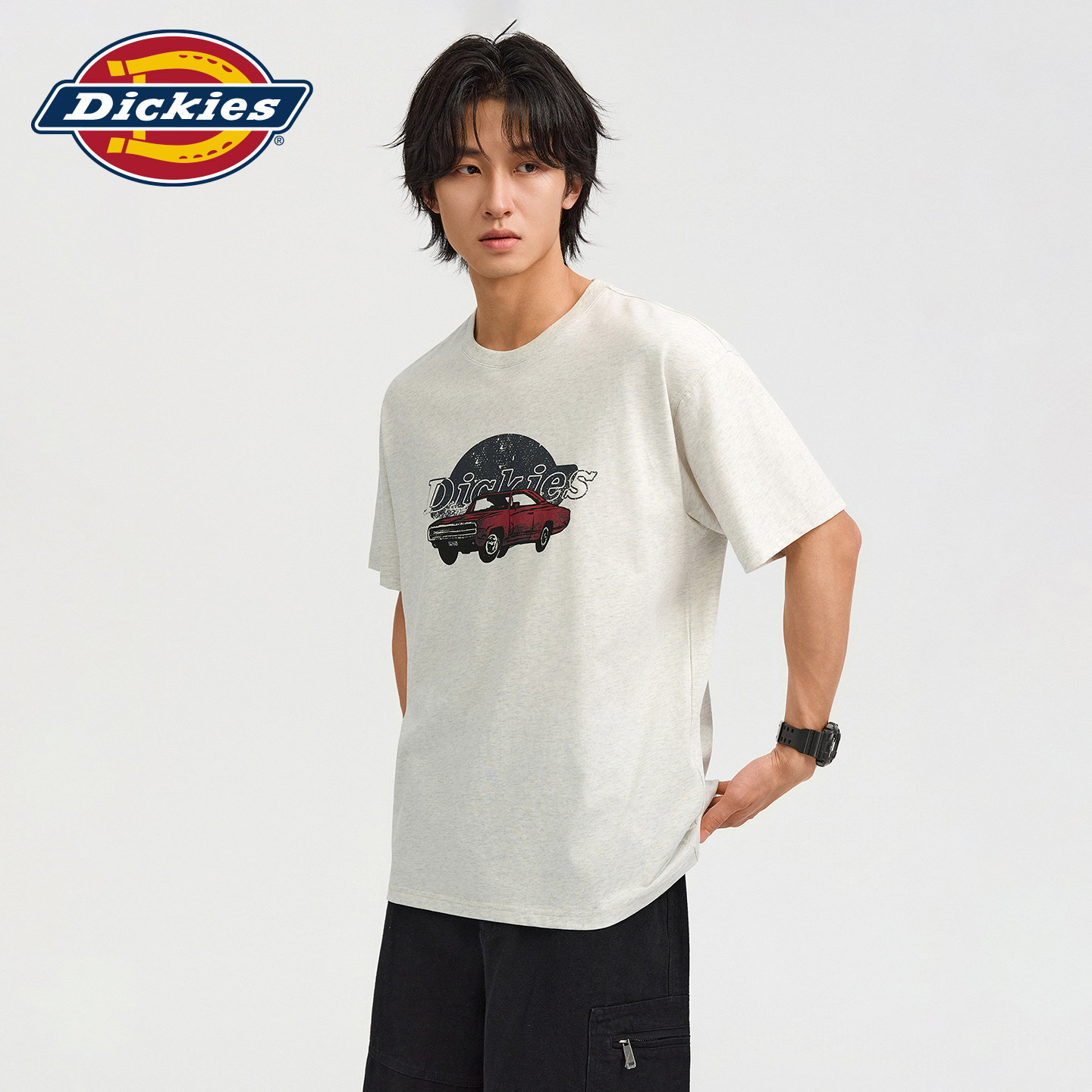 Dickies帝酷适男女情侣同款搭短袖宽松百搭遮肉T恤衫显瘦气上衣