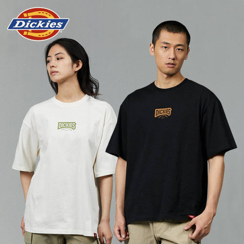 Dickies帝酷适夏宽松背后字母印花休闲短袖T恤男女情侣美式风格J