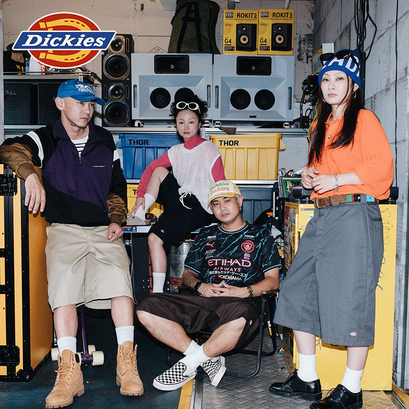 Dickies帝酷适2026春夏季新款工装斜纹布山系廓形短裤男女情侣款
