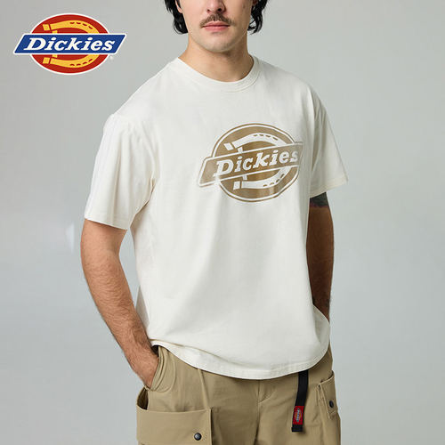 Dickies帝酷适26春夏新款休闲前胸马蹄铁LOGO印花短袖T恤男女情侣