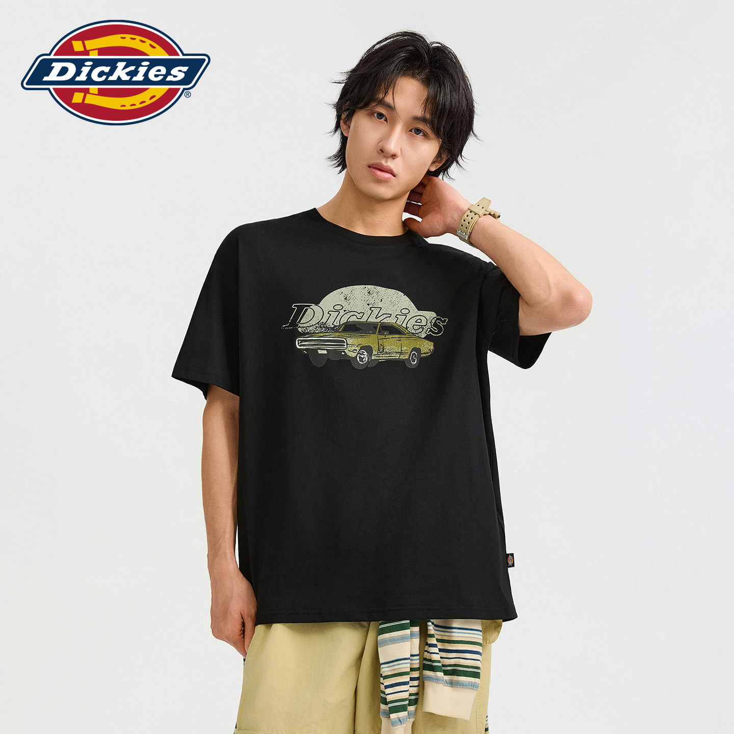 Dickies帝酷适男女情侣同款搭短袖宽松百搭遮肉T恤衫显瘦气上衣