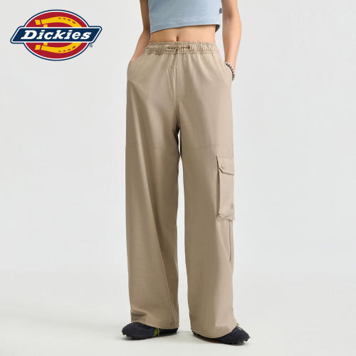 Dickies帝酷适美式工装风抽绳腰阔腿休闲裤潮流男女同款潮工装裤J