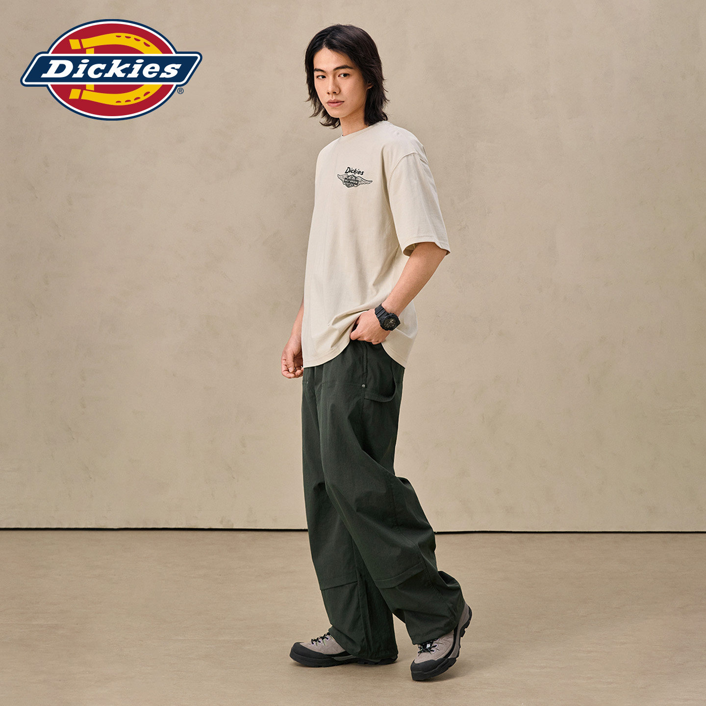 Dickies帝酷适2026年新款宽松工装休闲裤 微弹长款潮流长裤
