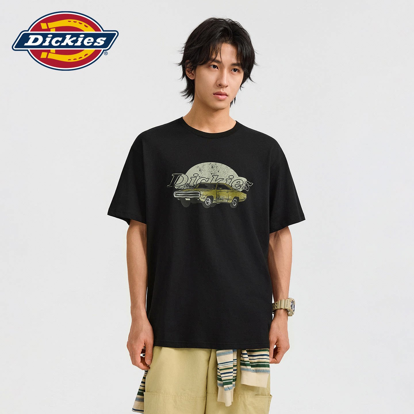 Dickies帝酷适男女情侣同款搭短袖宽松百搭遮肉T恤衫显瘦气上衣