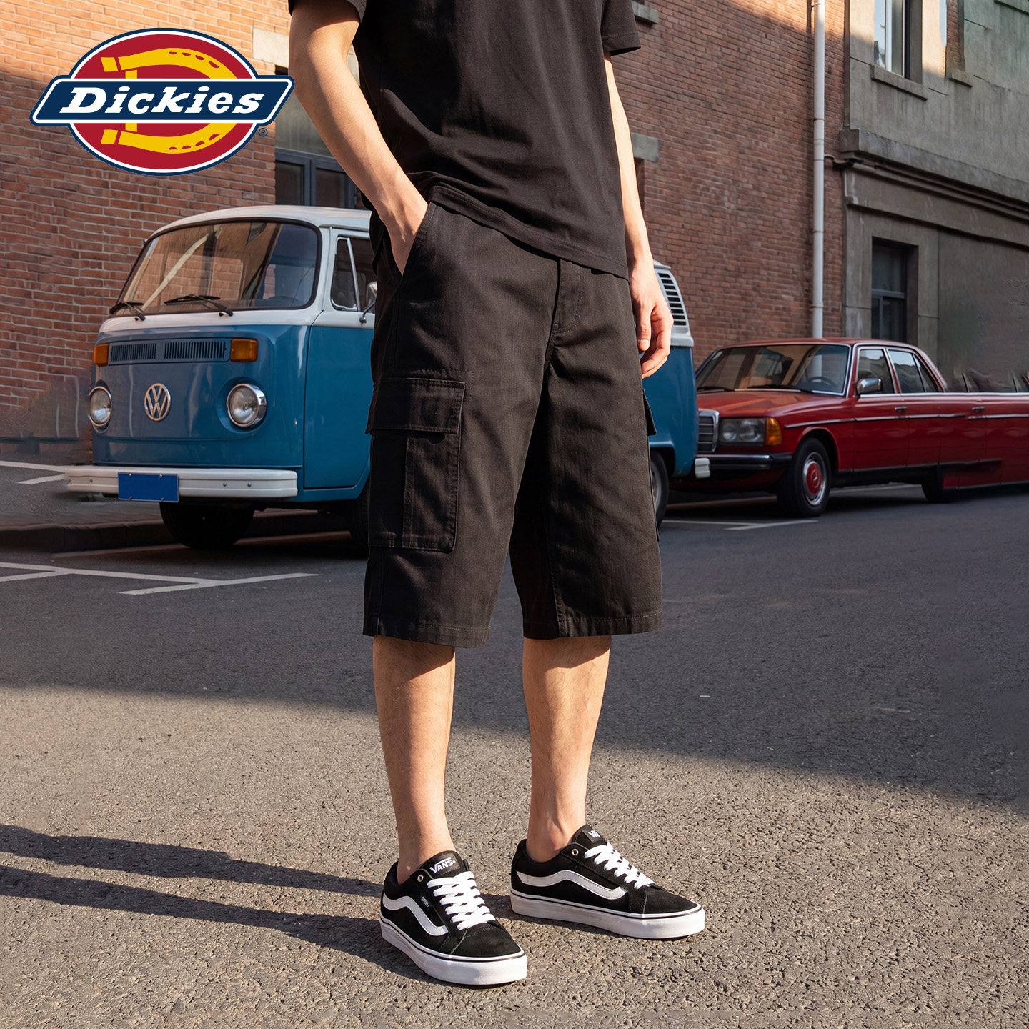 Dickies/帝客2026夏季新款冰丝休闲百度短裤男女情侣同款工装裤