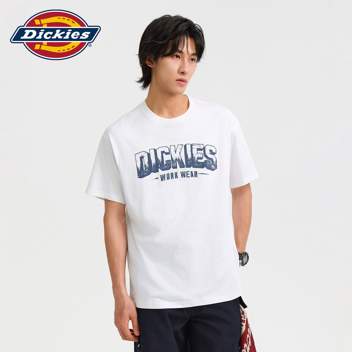 Dickies帝酷适男女情侣同款美式短袖t恤夏季宽松潮牌大码半袖潮