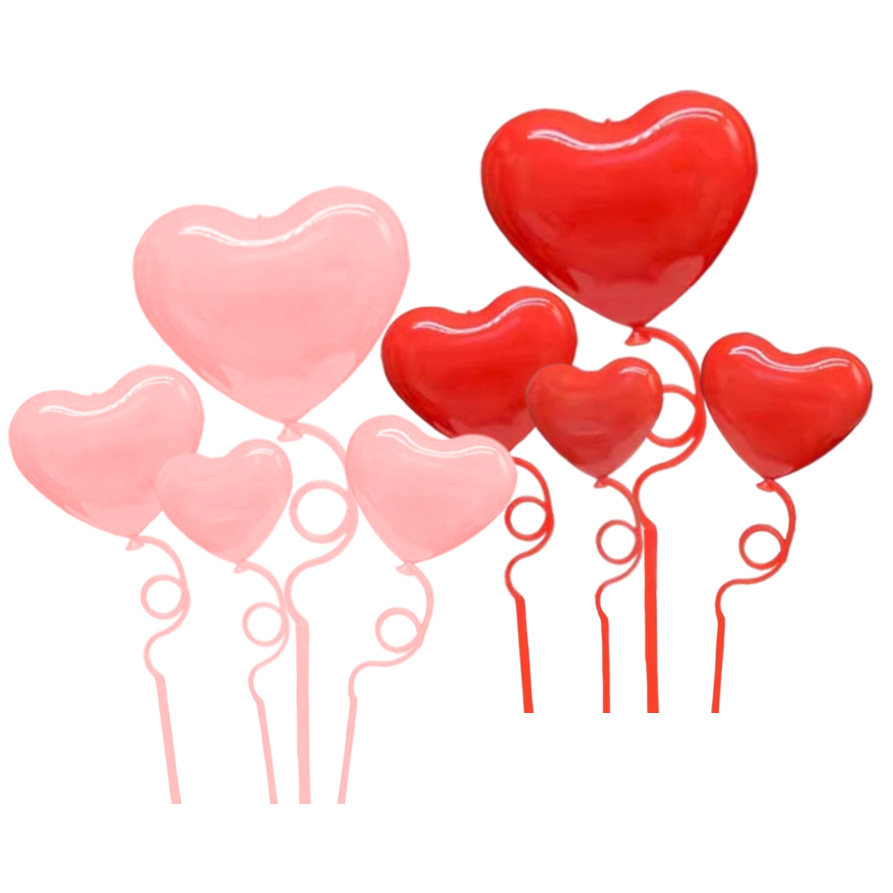 大小爱心气球蛋糕装饰插牌插件 520情人节表白婚礼派对烘焙装扮,节庆用品/礼品,节日装扮用品,淘宝优惠券,粉丝福利购,淘宝优惠卷