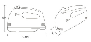 家用小型电动打蛋器 180W 奶油打发烘焙工具 7档手持鸡蛋清搅拌器