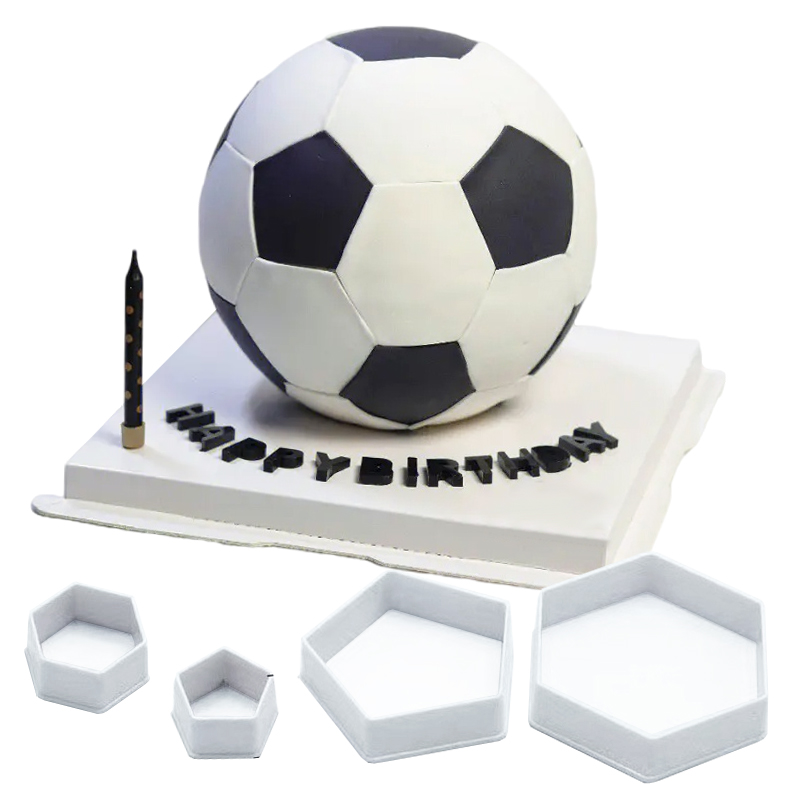 足球五边形翻糖模具切模压模