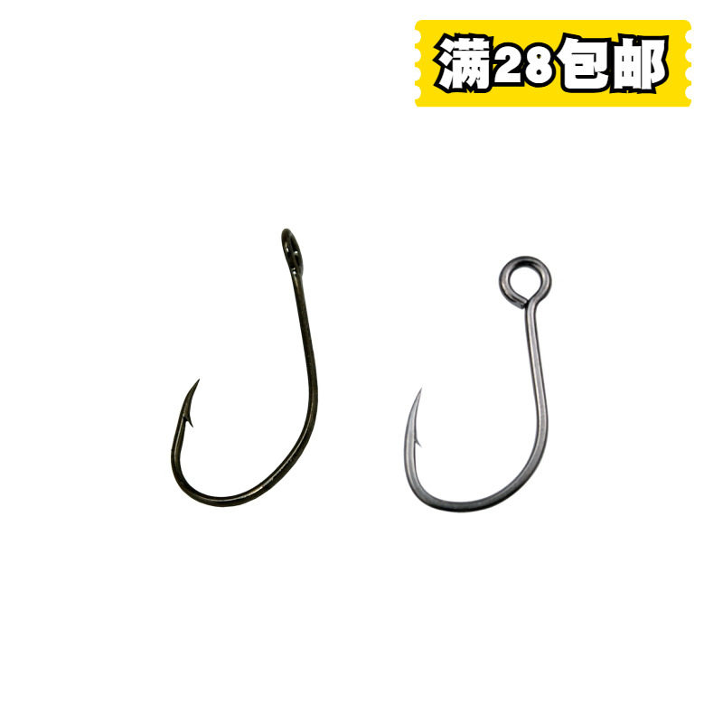 路亚亮片米诺单钩平口大眼鱼钩军鱼钩,户外/登山/野营/旅行用品,鱼钩,淘宝优惠券,粉丝福利购,淘宝优惠卷