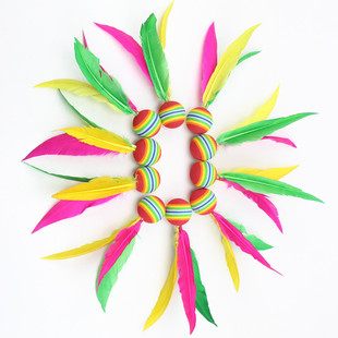 海绵球10个装 大头球 儿童娱乐板球 高弹性大头板羽球 大头三毛球