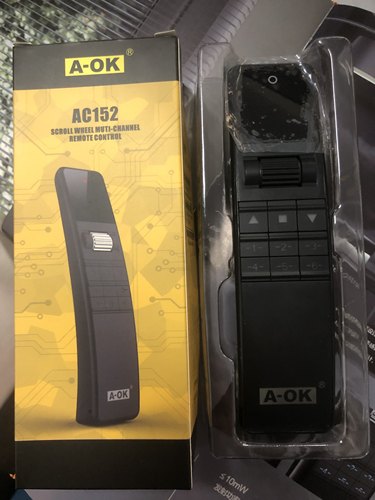 电动窗帘遥控器奥科AC152遥控器滚轮式调光发射器凉亭阳光房百叶