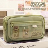 2025年新款 小学生多层文具袋 四层超大容量笔袋女孩初中生高中生用多功能铅笔盒高颜值简约日系ins文具盒女款