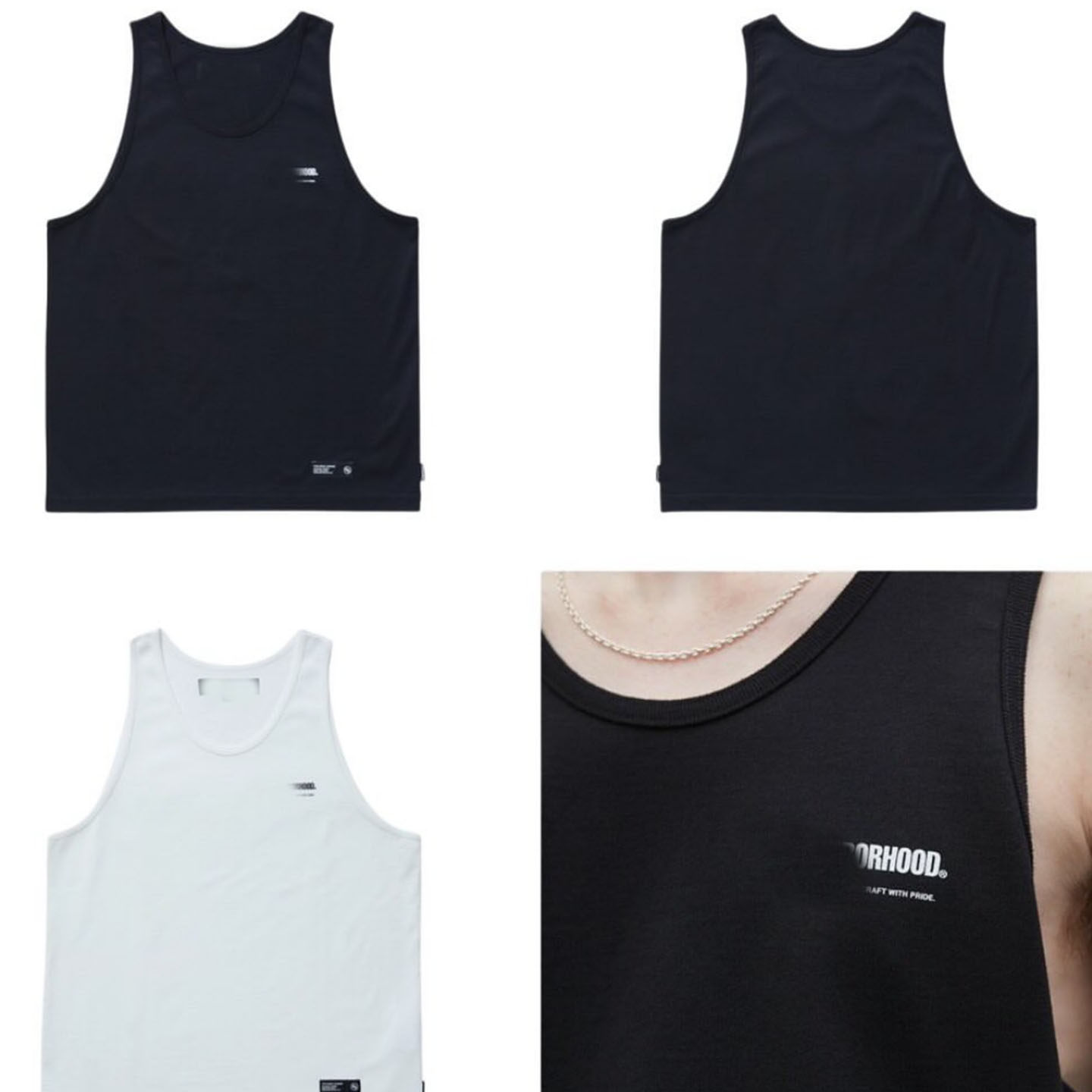 涩谷制原创品牌THoracle25春夏全棉水洗印花吸汗透气宽松运动背心