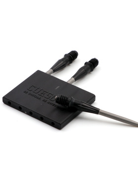 CUESOUL TOUCH-Point系列黑色飞镖软硬包胶转换镖针2BA螺牙