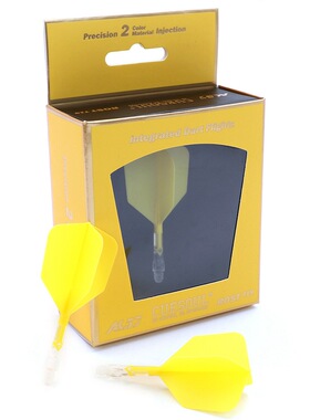 CUESOUL/Q獣ROST一体式双色T19飞镖镖翼镖叶耐用配件大方尾巴标翼