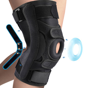 氯丁橡胶护膝五金支撑条运动护膝 潜水料护具透气舒服亚马逊热销