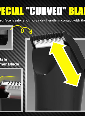 UTRUST腹股沟电推剪电动体毛剪私密处体毛修剪器带剃毛头