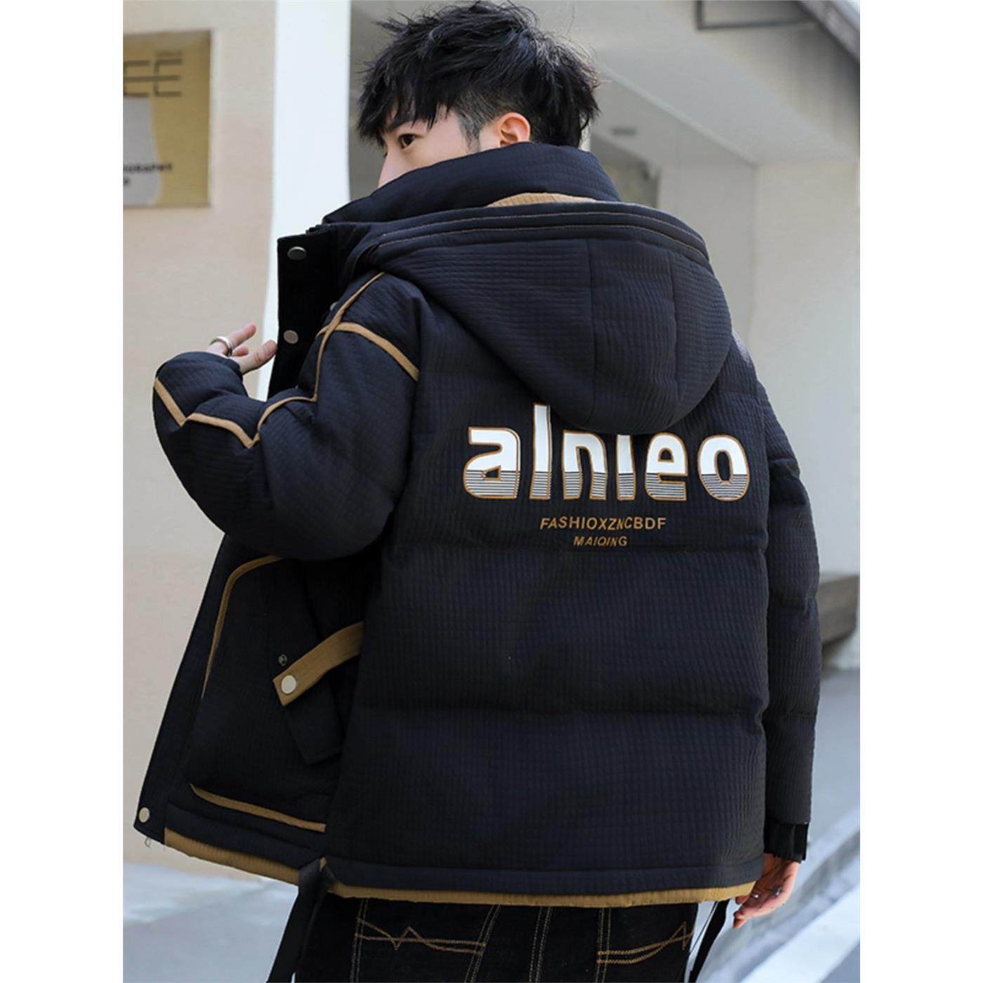 棉衣男冬季2025新款青少年羽绒棉服潮流冬装加厚保暖帅气棉袄外套