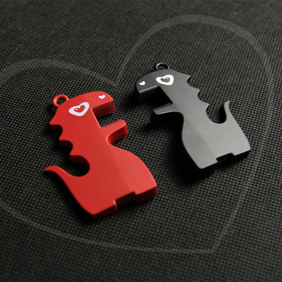 恐龙便携手机支架汽车钥匙扣