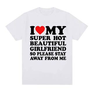 I Love My  Girlfriend我爱我的性感女友潮流休闲大码短袖T恤男女