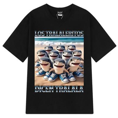 Los Tralaleritos Dicen Tralala Italian Brainrot意大利脑腐T恤