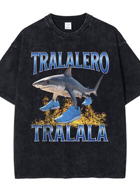 Tung Tung Tung Sahur Funny Meme T-shirt趣味搞笑短袖T恤男上衣