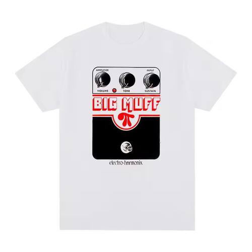 欧美摇滚乐队效果器电吉他big muff fuzz法滋短袖T恤男女过载失真