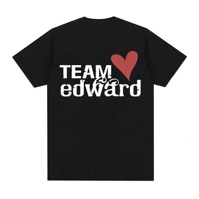 Jacob Wears Team Edward T夏季休闲纯棉时尚宽松短袖T恤情侣男女