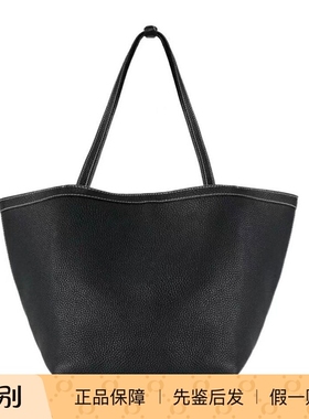 The Row 25秋冬黑色女士牛皮单肩斜挎包托特包正品代购W1893L624B