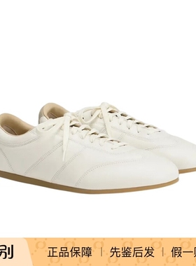 Lemaire 25秋冬 白色低帮系带女士休闲鞋正品代购FO0228LL0023WH0