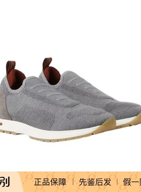 Loro Piana 25秋冬灰色女士套脚休闲运动鞋正品代购FAL7791M0X3