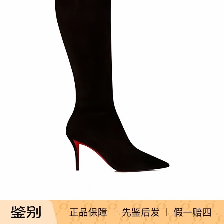 Christian Louboutin路铂廷25秋冬咖啡色女士Miss Z Botta长靴325