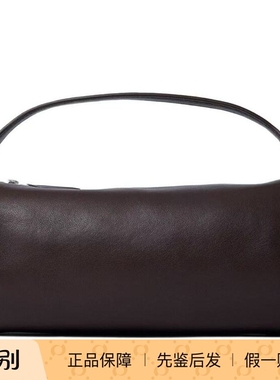 The Row 25秋冬 深棕色女士百搭圆形手提包正品代购W1709L614BRMS