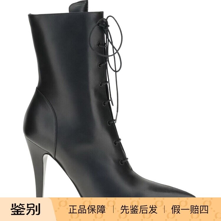 AlexanderMcQueen黑色女士短靴