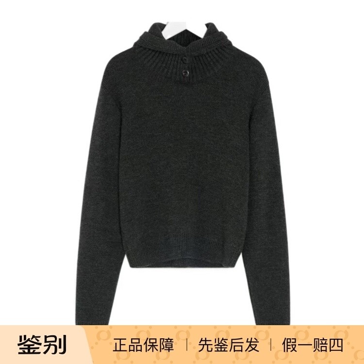 Lemaire羊毛女士针织翻领毛衣