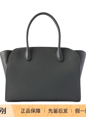 The Row 26春夏灰色女士Marlo 12 皮革手提包正品代购W1802L133DR