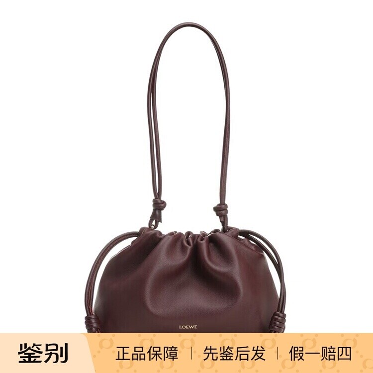 loewe罗意威25秋冬酒红色Flamenco Purse中号单肩挎包代购A411FCR