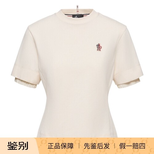 盟可睐女士微标短袖T恤正品