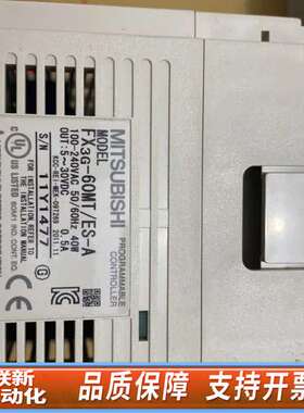 PLC，Fx3G一60M货没装过机，
