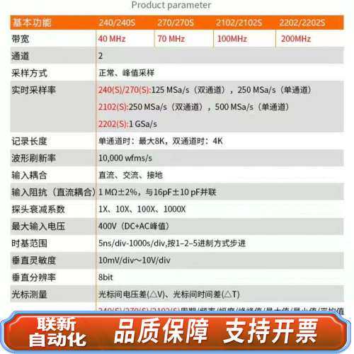 胜利仪器（VICTOR）手持示波器双通道彩屏示波器200M万用表VC2202